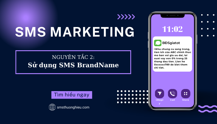 Sử dụng SMS Brandname