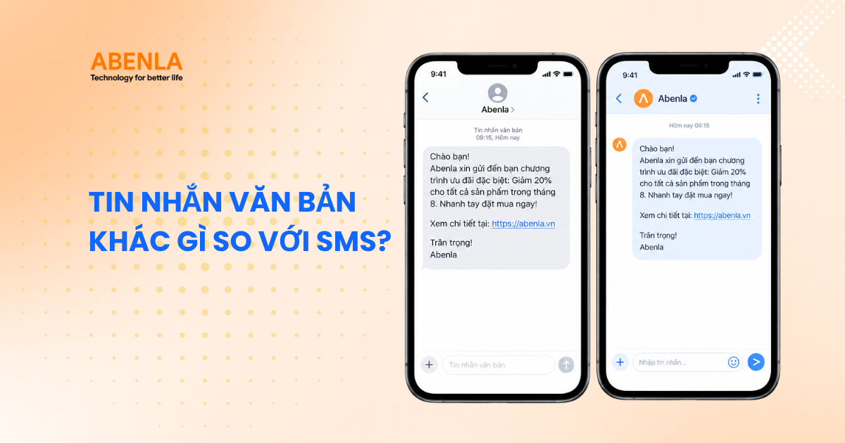 Tin Nhắn Văn Bản Khác Gì So Với SMS?