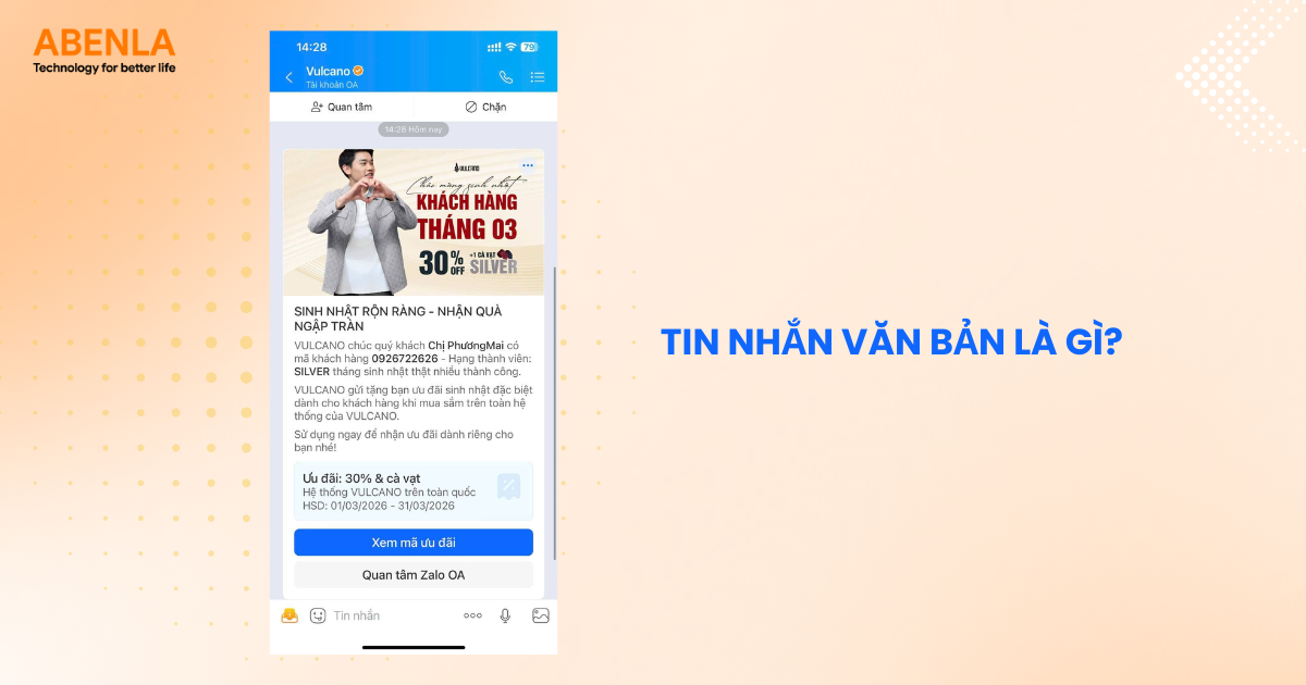 Tin nhắn văn bản là gì?