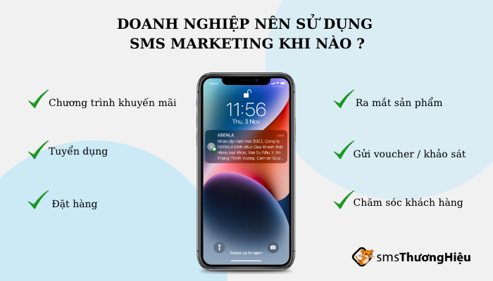 Nên sử dụng sms marketing khi nào?