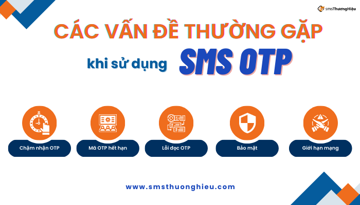 Các vấn đề thường gặp khi sử dụng sms otp