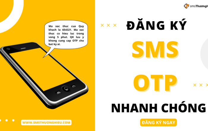 Đăng ký sms otp nhanh chóng