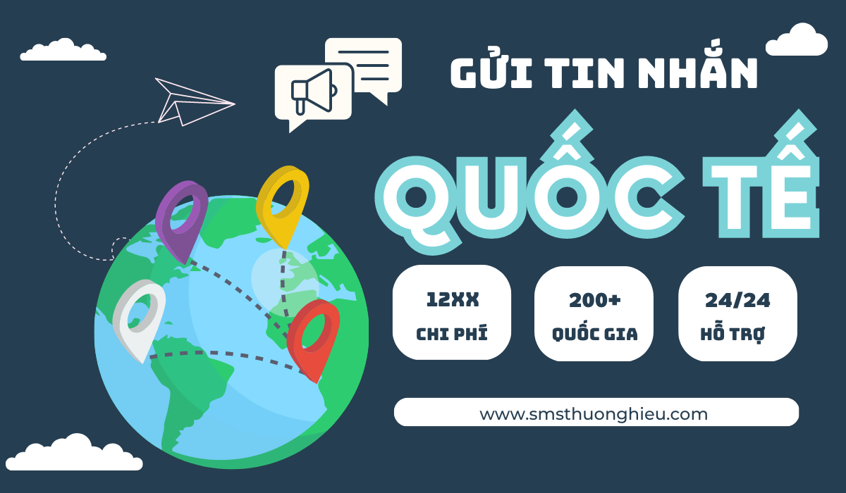 gửi tin nhắn quốc tế