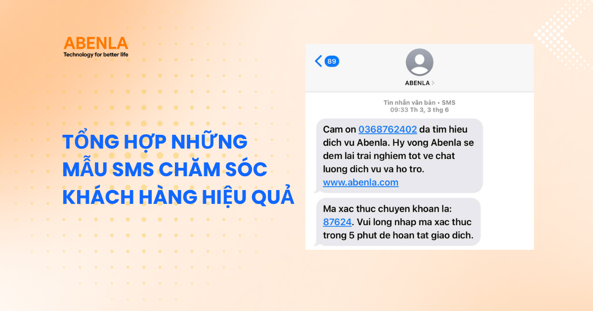 Tổng Hợp Những Mẫu SMS Chăm Sóc Khách Hàng Hiệu Quả