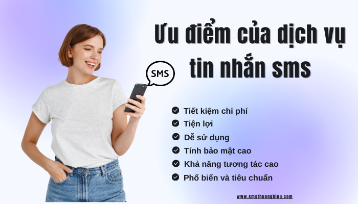 ưu điểm của dịch vụ tin nhắn sms