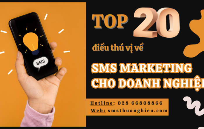 Top 20 điều thú vị về sms marketing cho doanh nghiệp