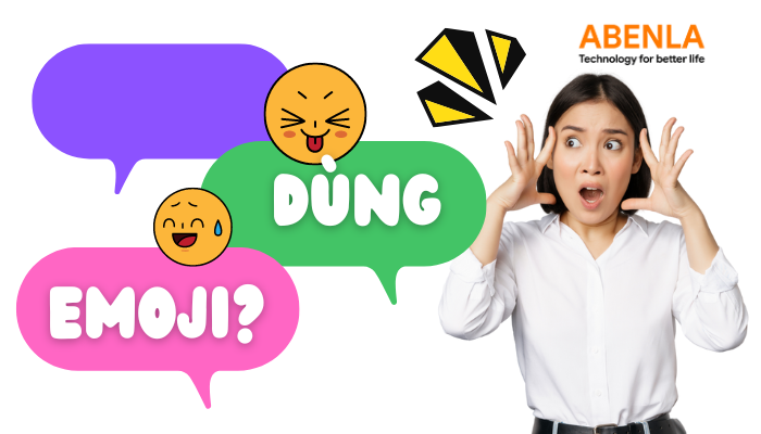 dùng emoji