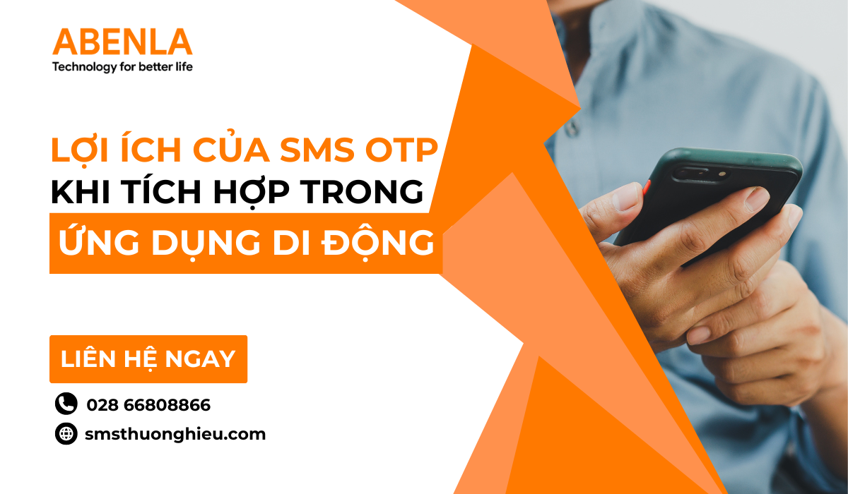 sms otp tích hợp ứng dụng di động