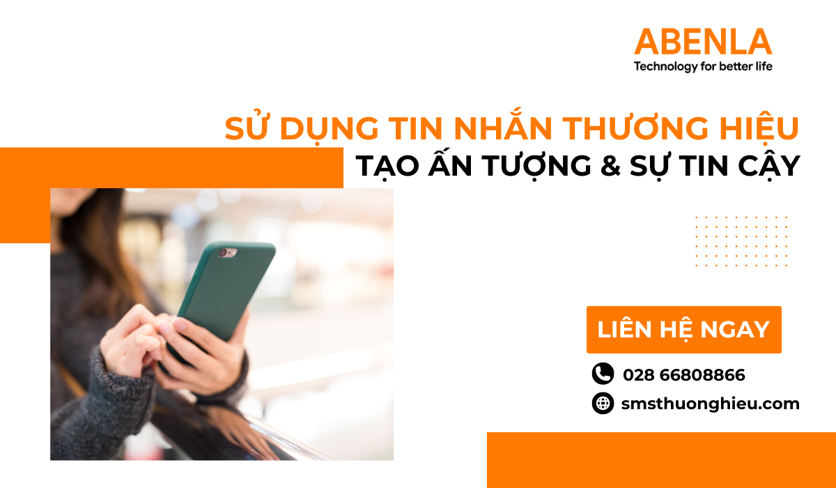 sử dụng tin nhắn thương hiệu