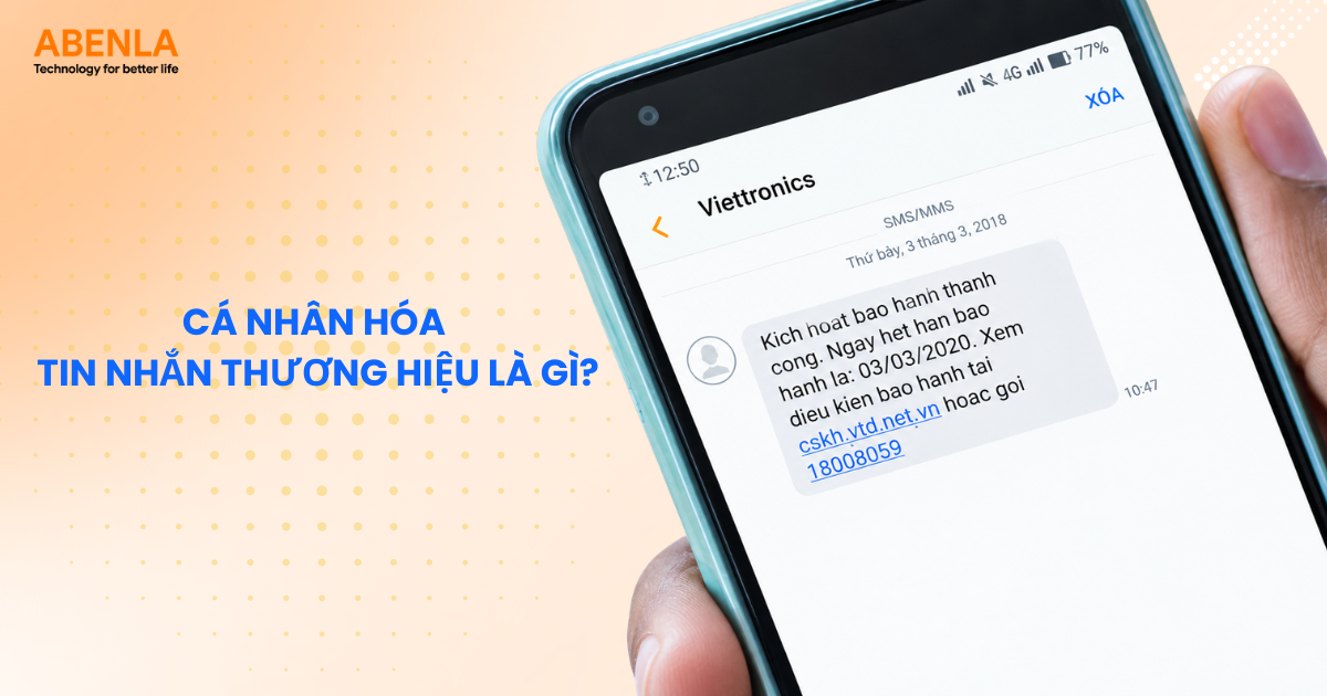 Cá nhân hóa tin nhắn thương hiệu là gì?