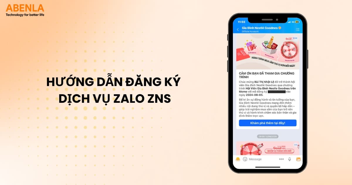 Hướng dẫn đăng ký sử dụng dịch vụ Zalo ZNS đúng chuẩn