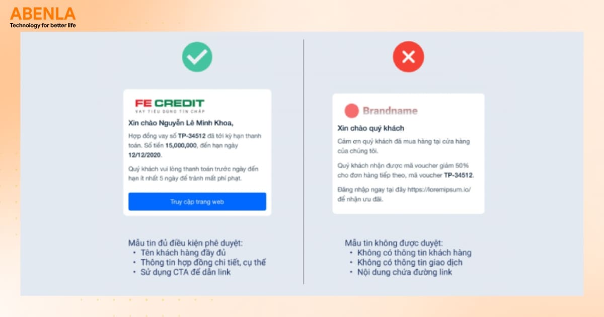 Lưu ý giúp cho mẫu ZNS được duyệt nhanh