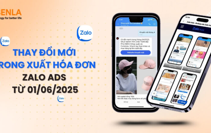 Thay đổi mới trong xuất hóa đơn Zalo Ads từ 01/06/2025