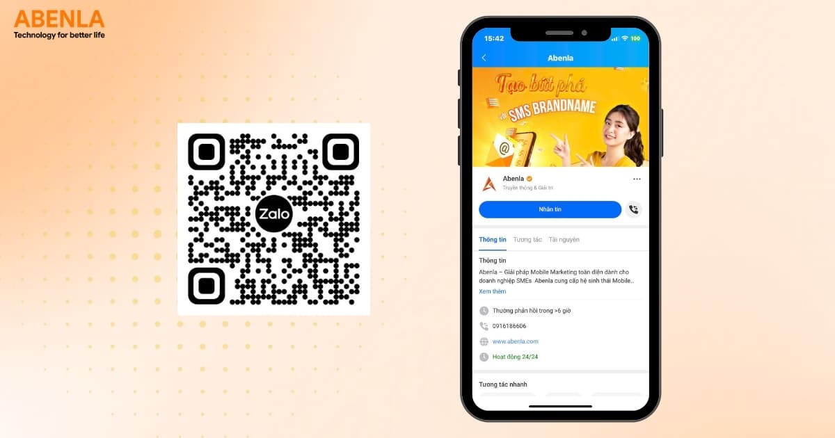 Zalo cung cấp mã QR kết nối nhanh với người dùng