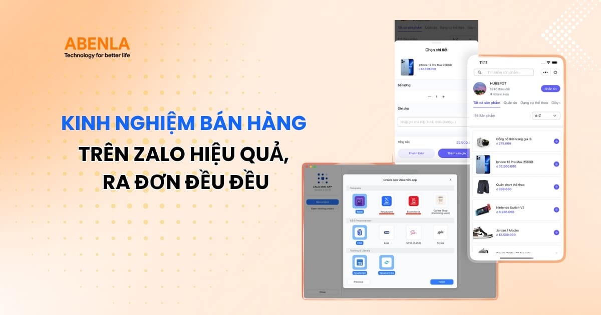 bán hàng trên Zalo