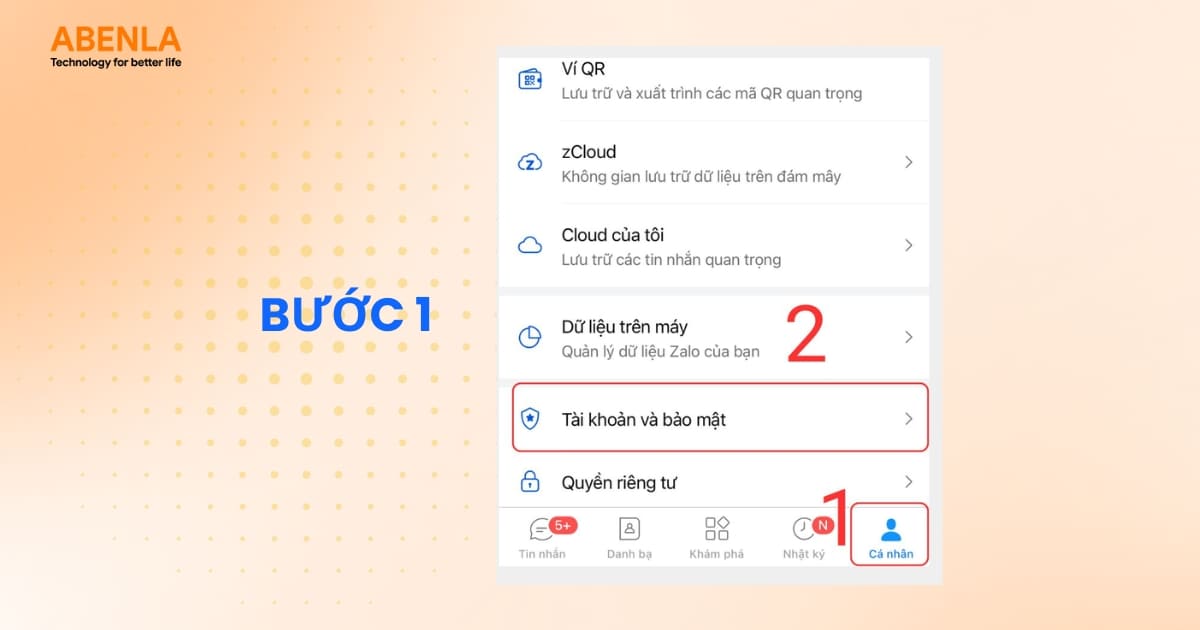 Bạn mở mở ứng dụng Zalo
