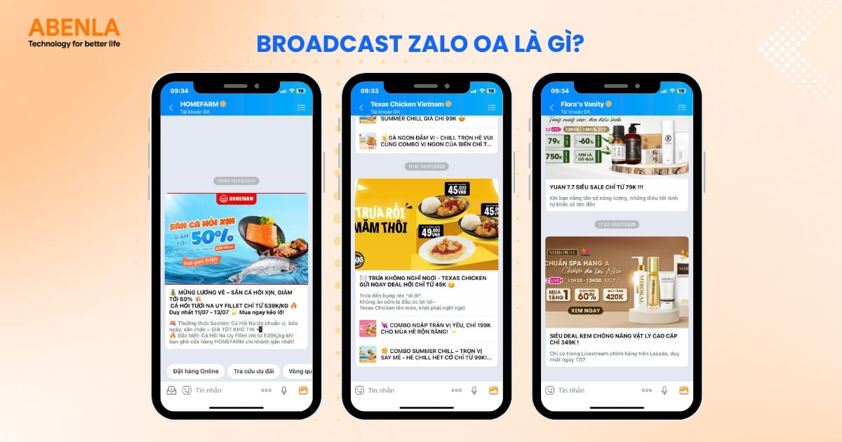 Broadcast Zalo OA là gì?