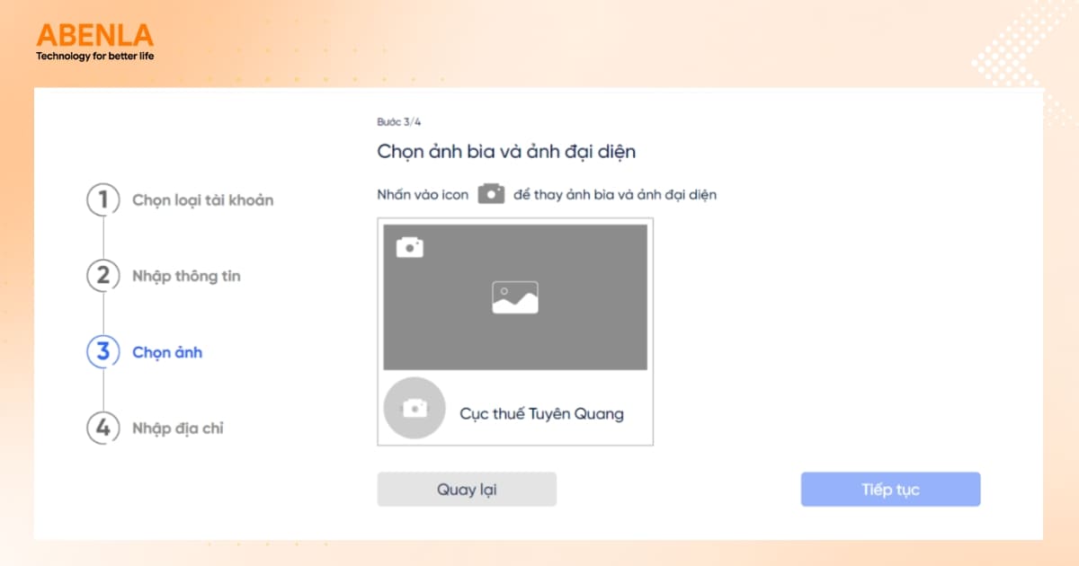 Cập nhật ảnh đại diện và ảnh bìa Zalo OA
