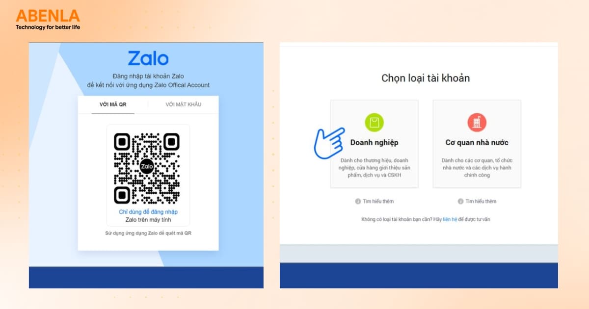 Đăng ký tài khoản Zalo OA