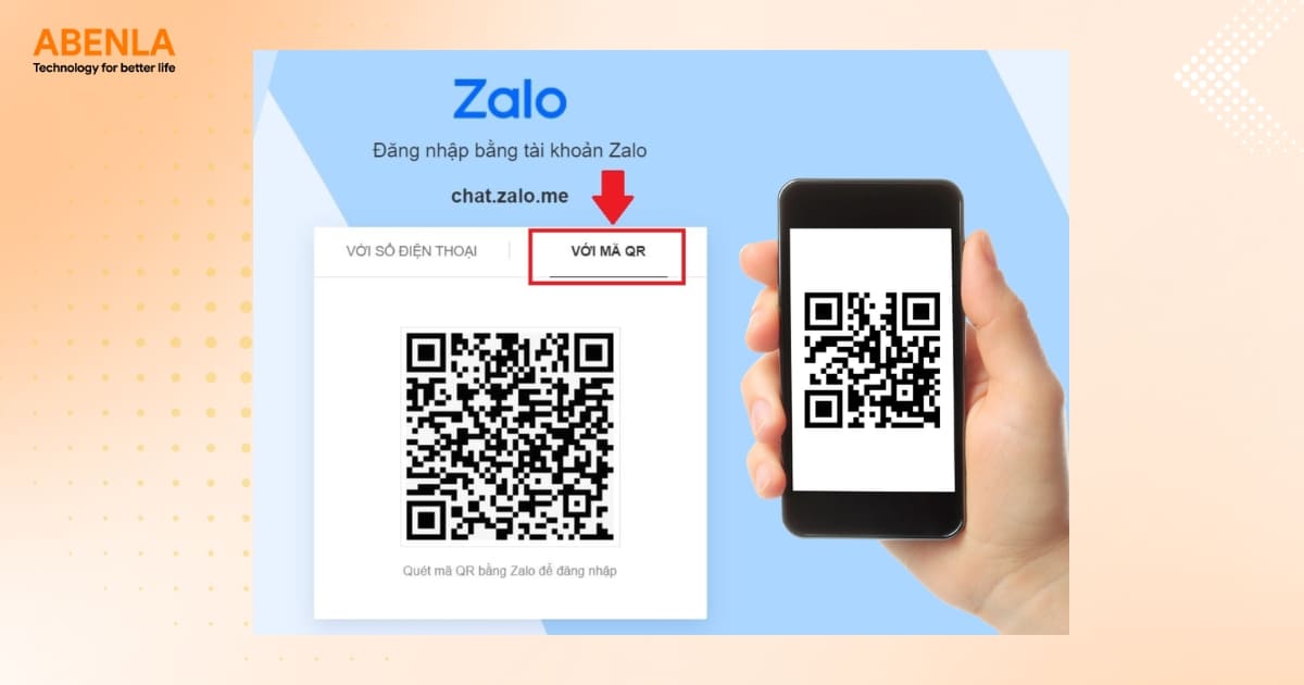 Đăng nhập Zalo bằng mã QR