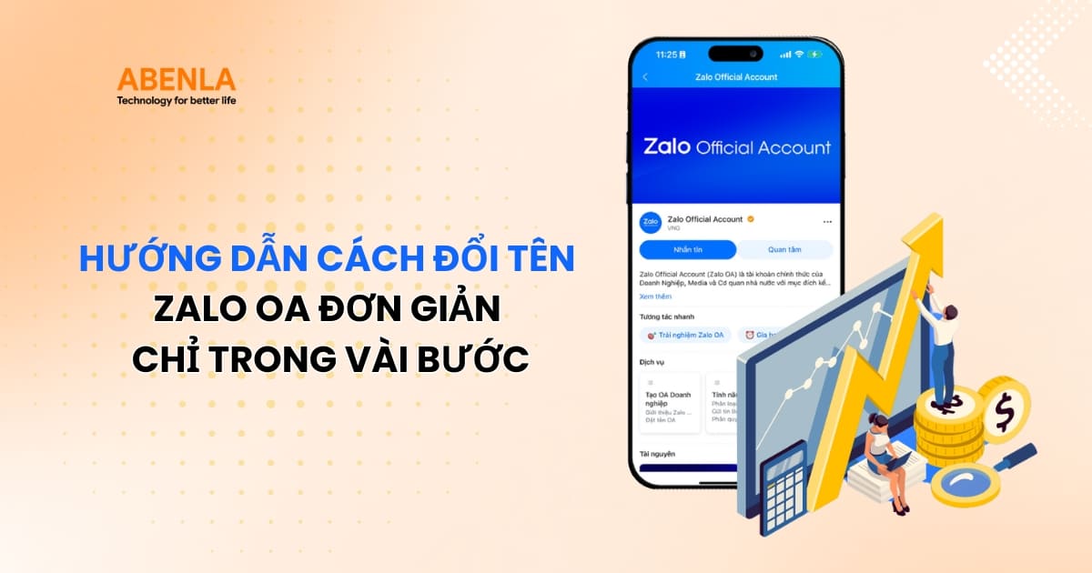 đổi tên Zalo OA