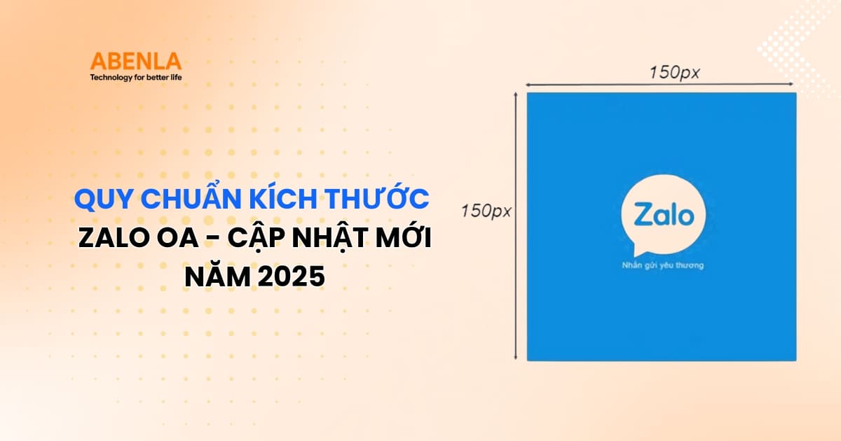 kích thước Zalo OA