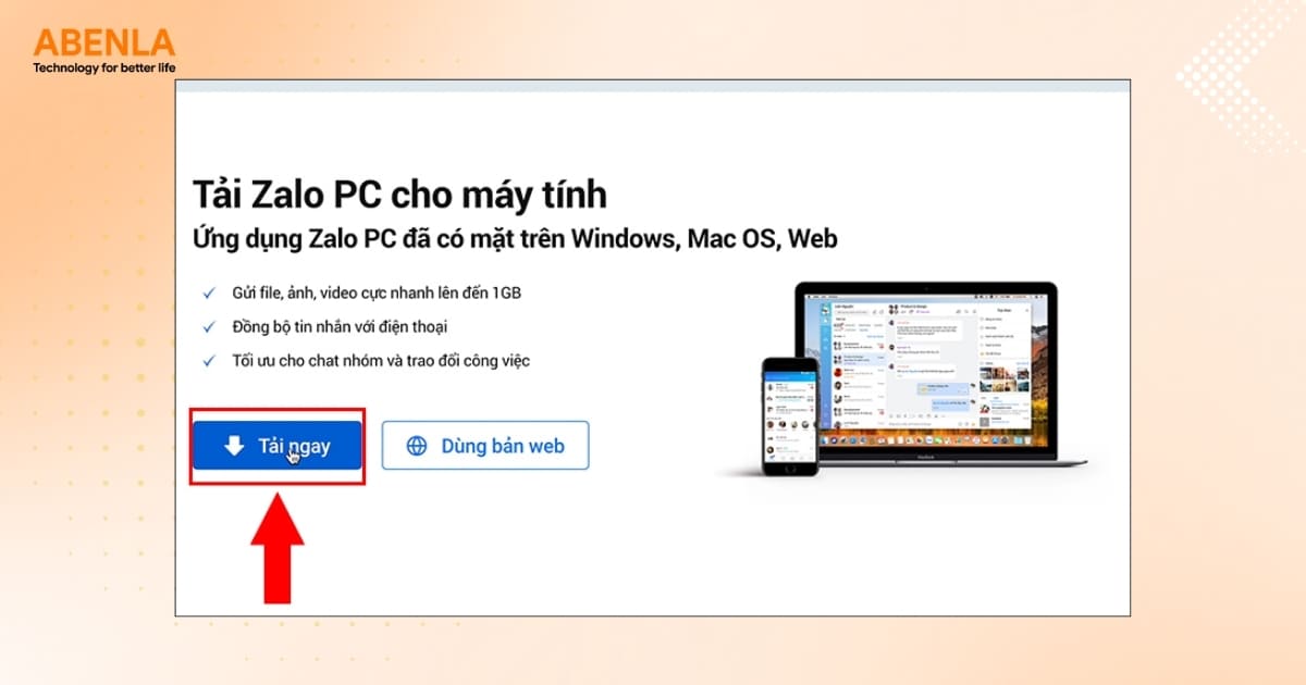 Tải phiên bản Zalo dành cho macOS