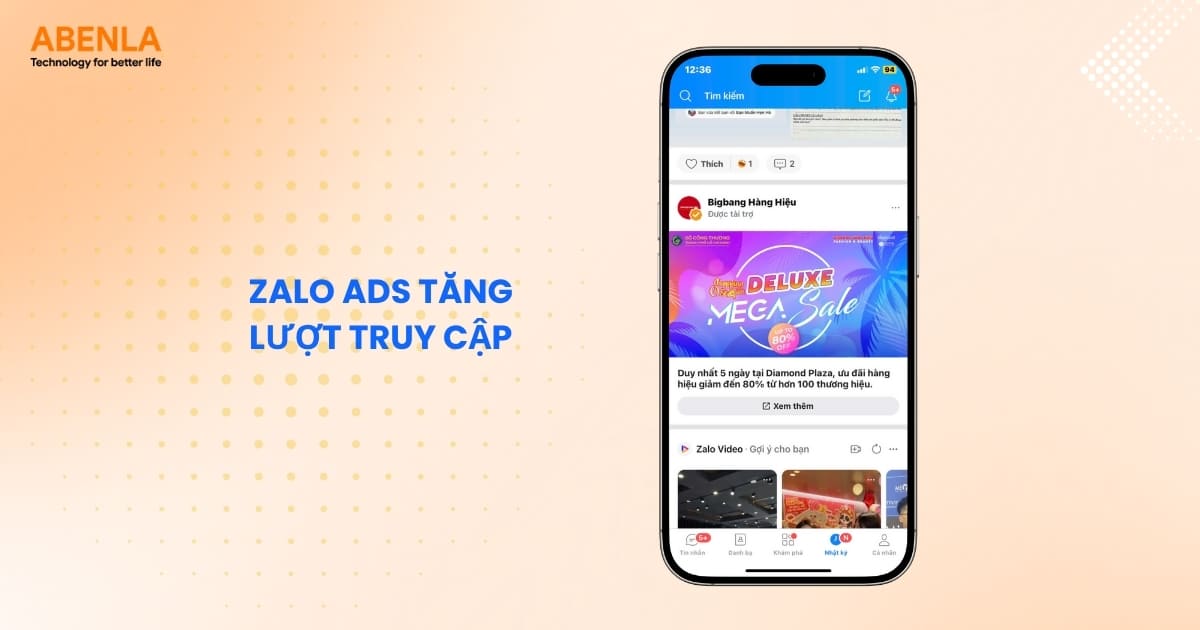 Zalo Ads tăng lượt truy cập