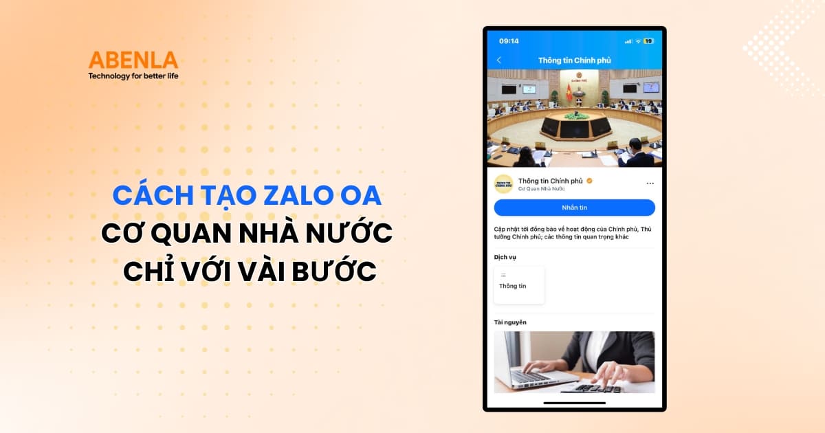 zalo oa cơ quan nhà nước