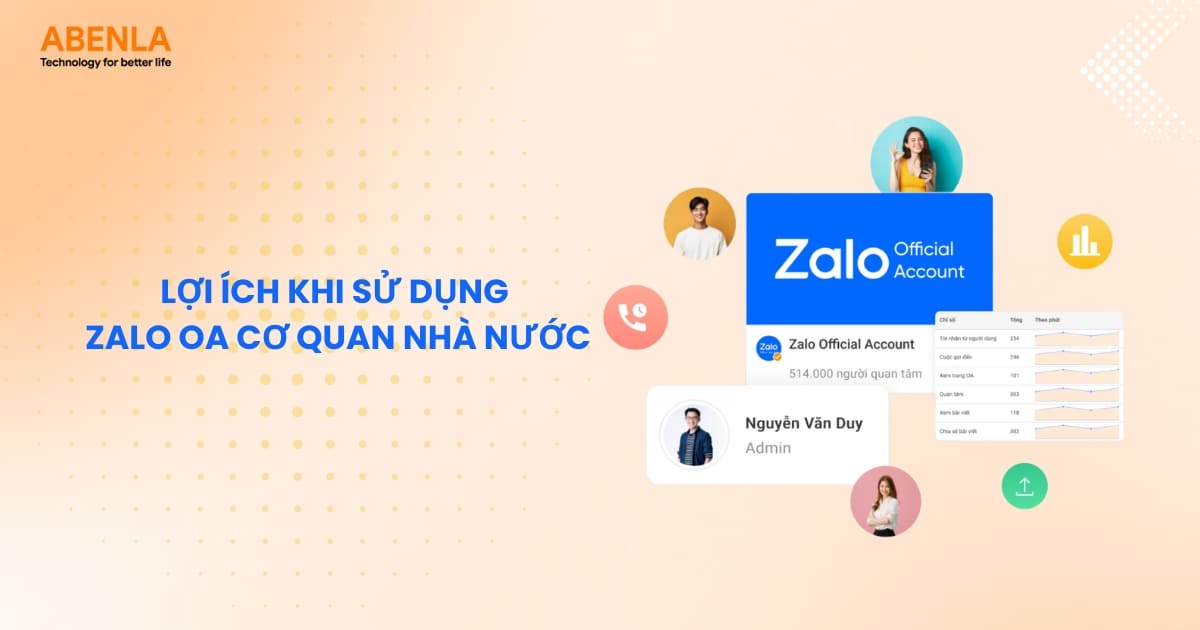 Zalo OA nhà nước mang đến nhiều lợi ích