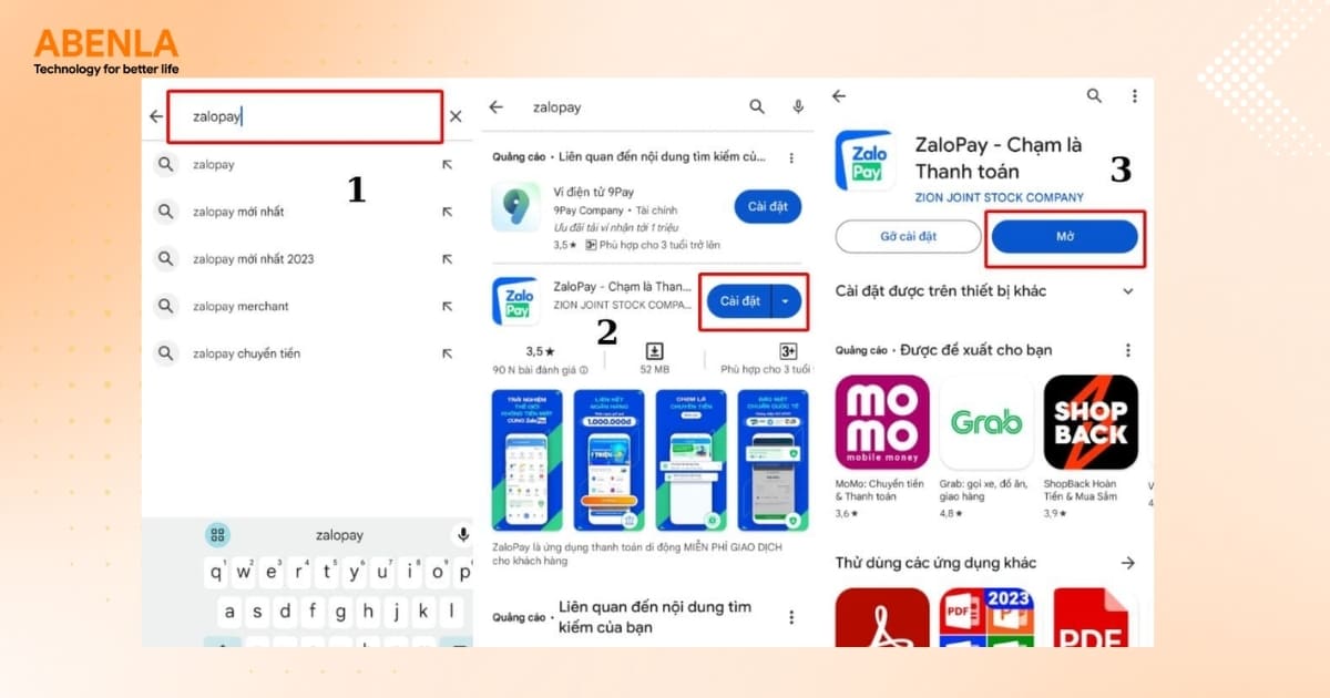 Cách tải ZaloPay trên Android