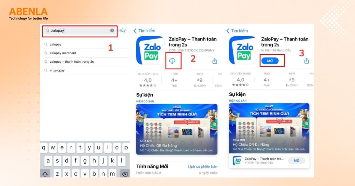 Cách tải ZaloPay trên iOS