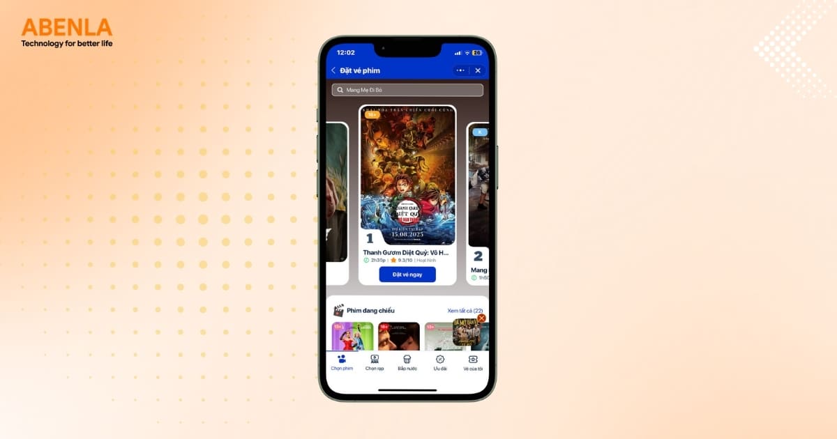 Mua vé xem phim online cực đơn giản