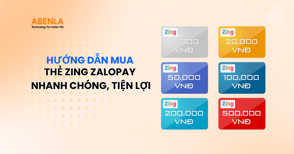 mua thẻ zing zalopay