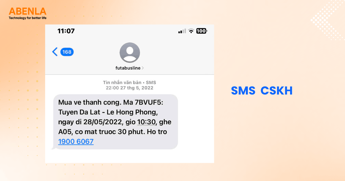 SMS CSKH