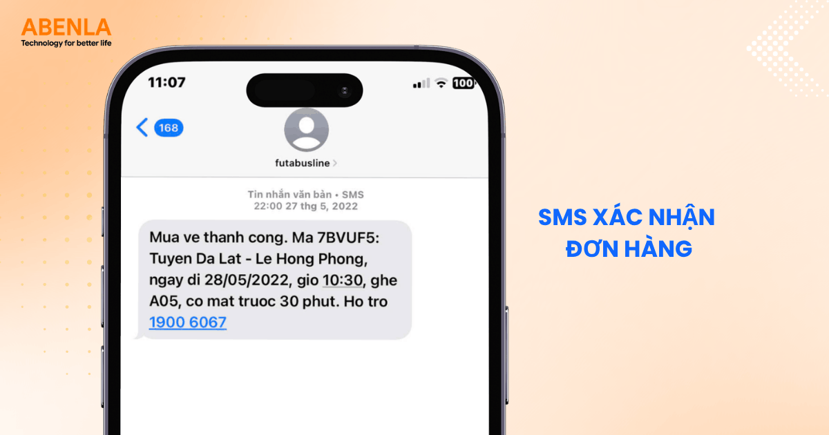 Tin nhắn thông báo giao dịch