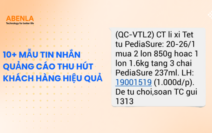10+ Mẫu Tin Nhắn Quảng Cáo Thu Hút Khách Hàng Hiệu Quả