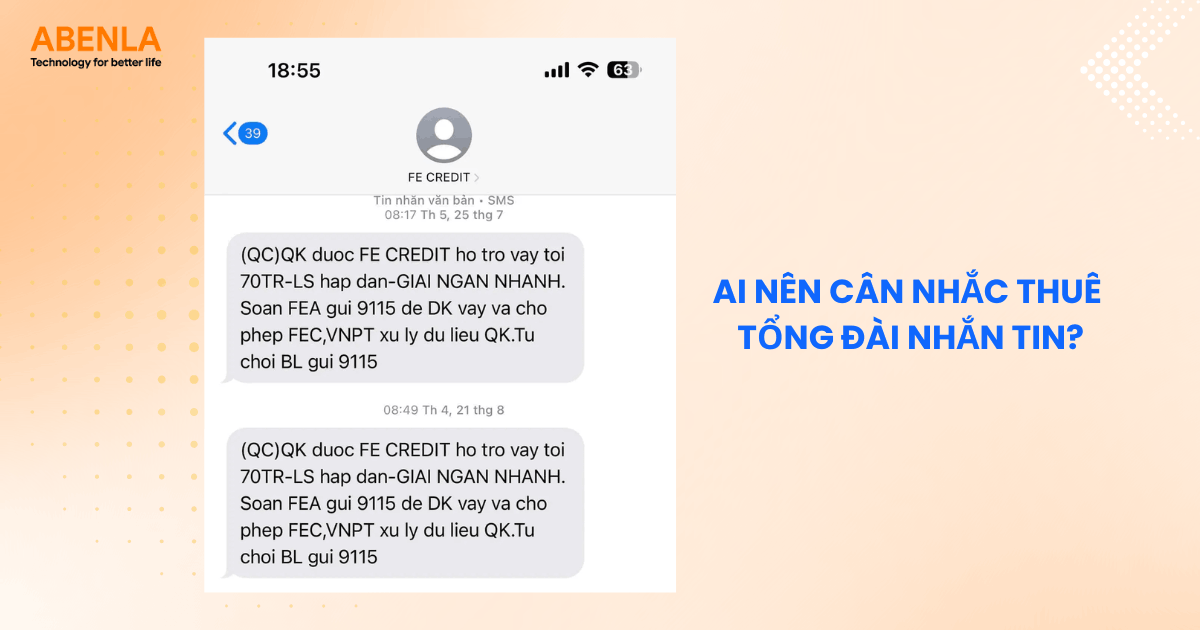 Ai nên cân nhắc thuê tổng đài nhắn tin?