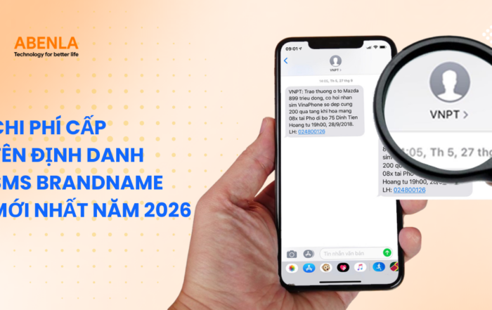 Chi phí cấp tên định danh SMS Brandname mới nhất năm 2026