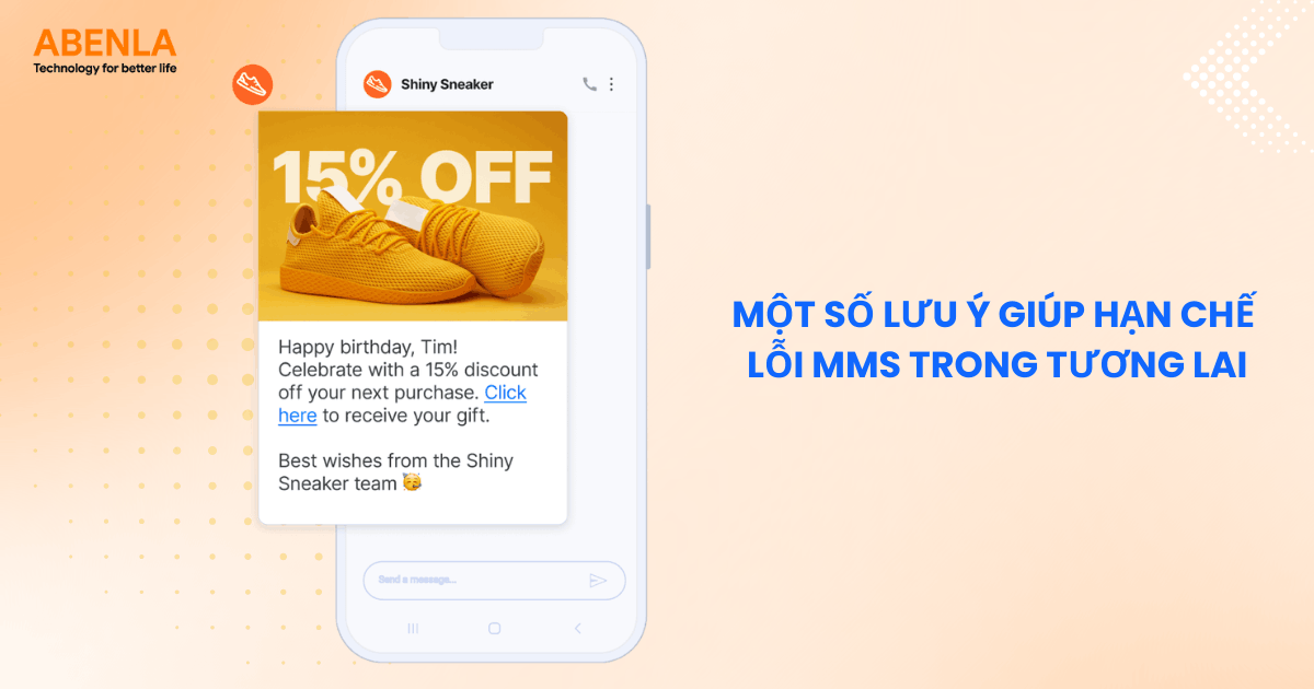 Một số lưu ý giúp hạn chế lỗi MMS trong tương lai