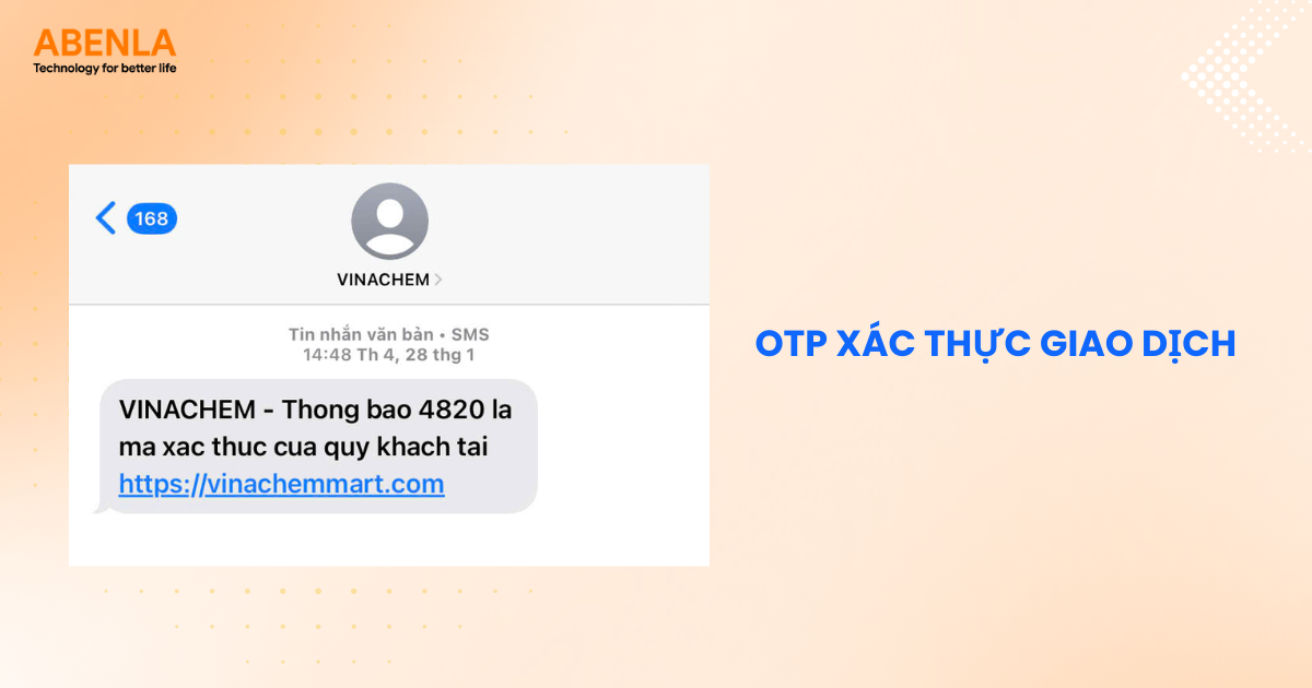 OTP xác thực giao dịch