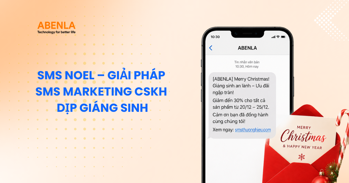 SMS Noel – Giải pháp SMS Marketing CSKH dịp Giáng sinh